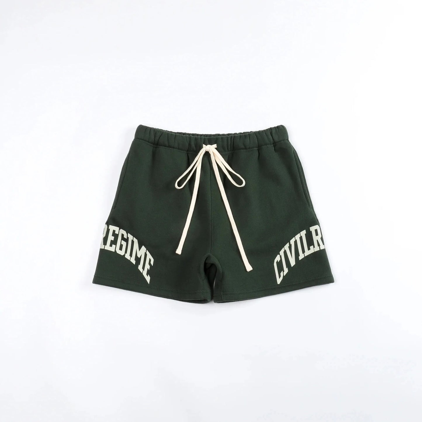 “Civil Regime” Mens Casual Shorts - Green