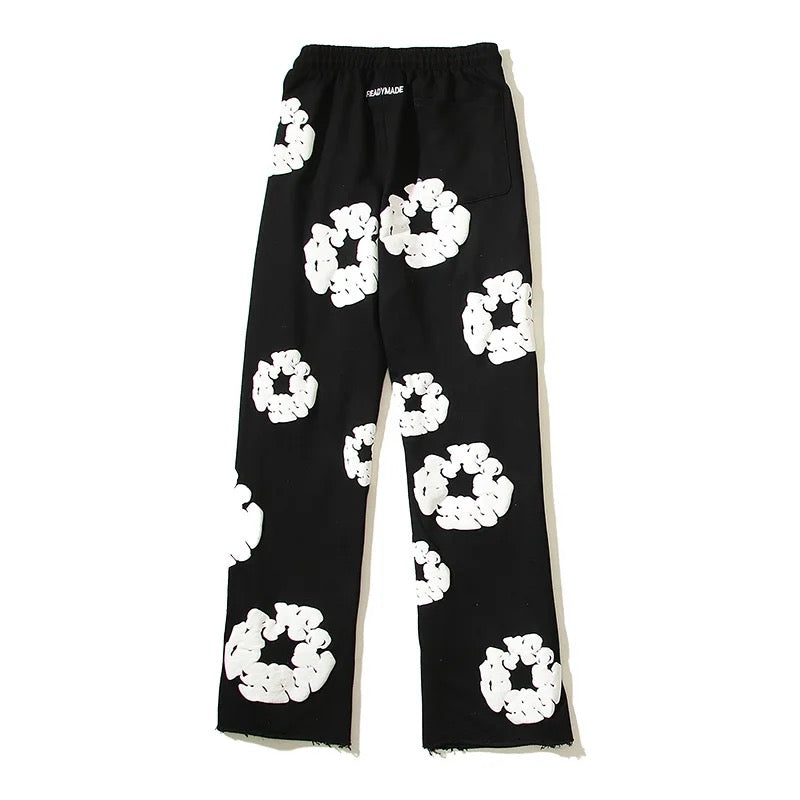 Flower Print Sweatpants