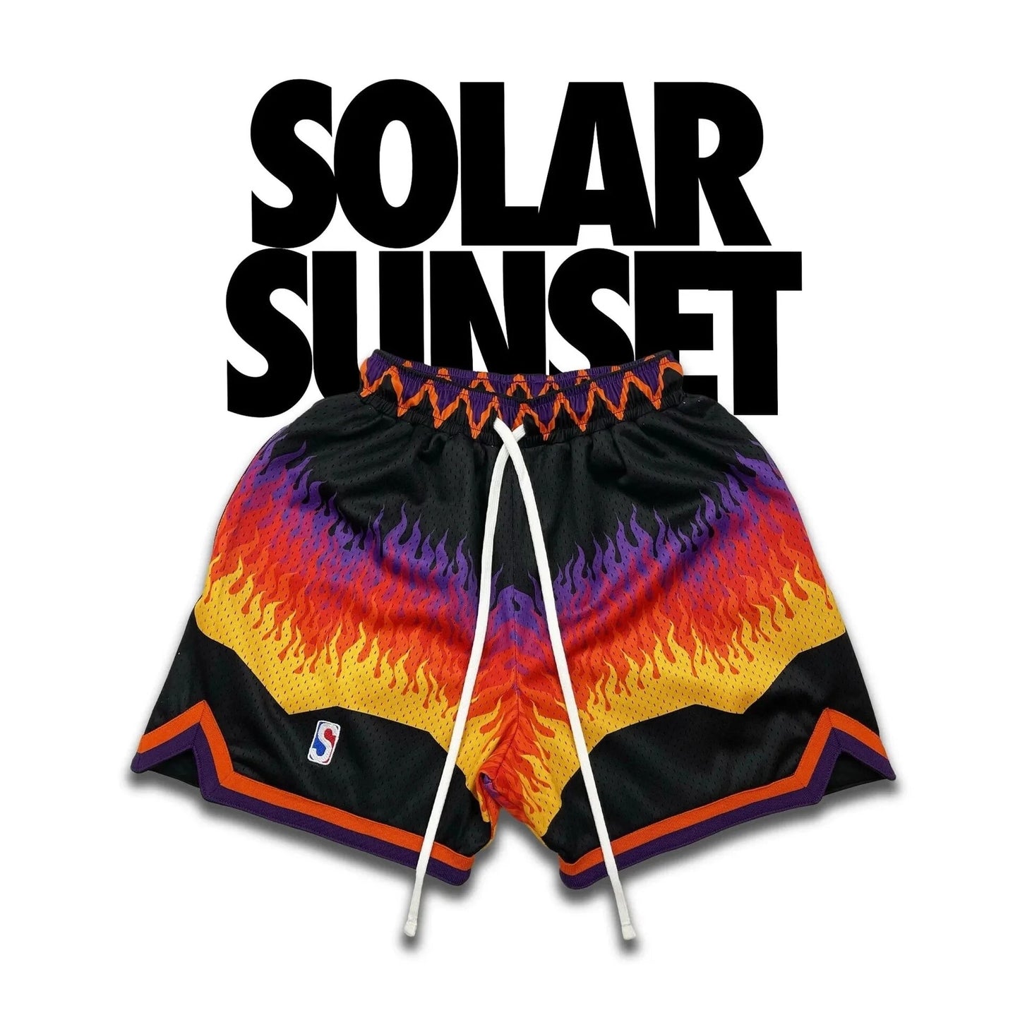 “Solar Sunset” Mens Casual Shorts