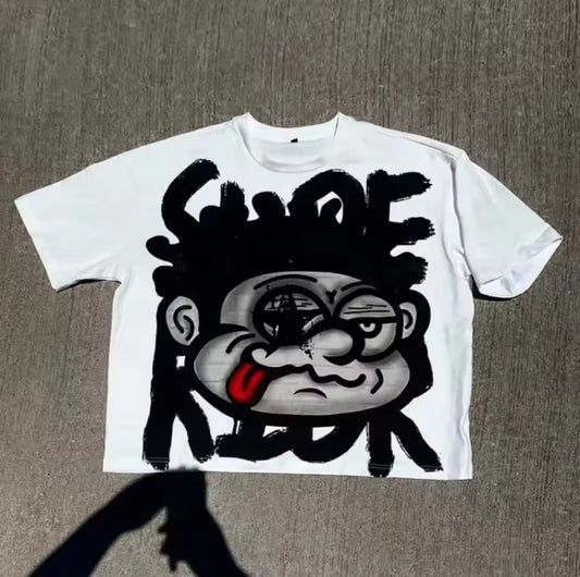 Superior Society “Graffiti Face” Tee - White