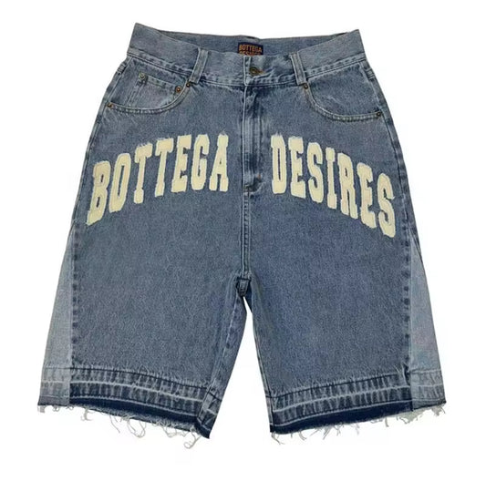 Bottega Desires Denim Shorts