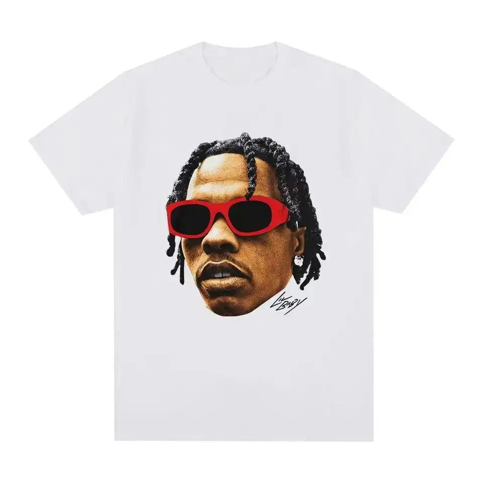 Lil Baby Graphic Tee - White/Black